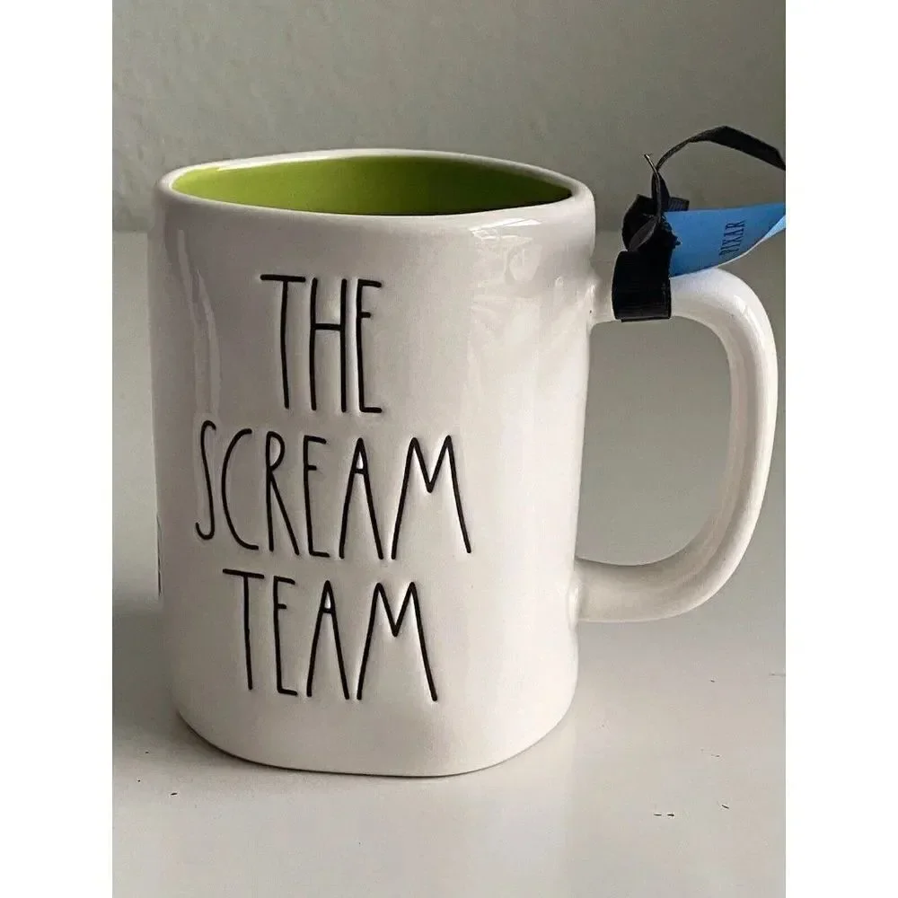 Rae Dunn THE SCREAM TEAM Double Sided Mug Monsters Inc Pixar SULLY Mike WAZOWSKI